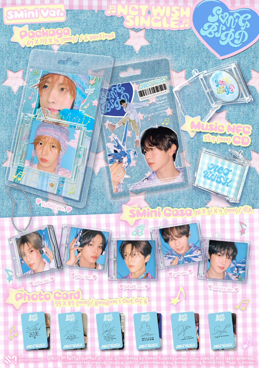 🤍🤍🤍 #NCTWISH [Songbird] 🤍🤍🤍 ＼🩷アルバム詳細 公開