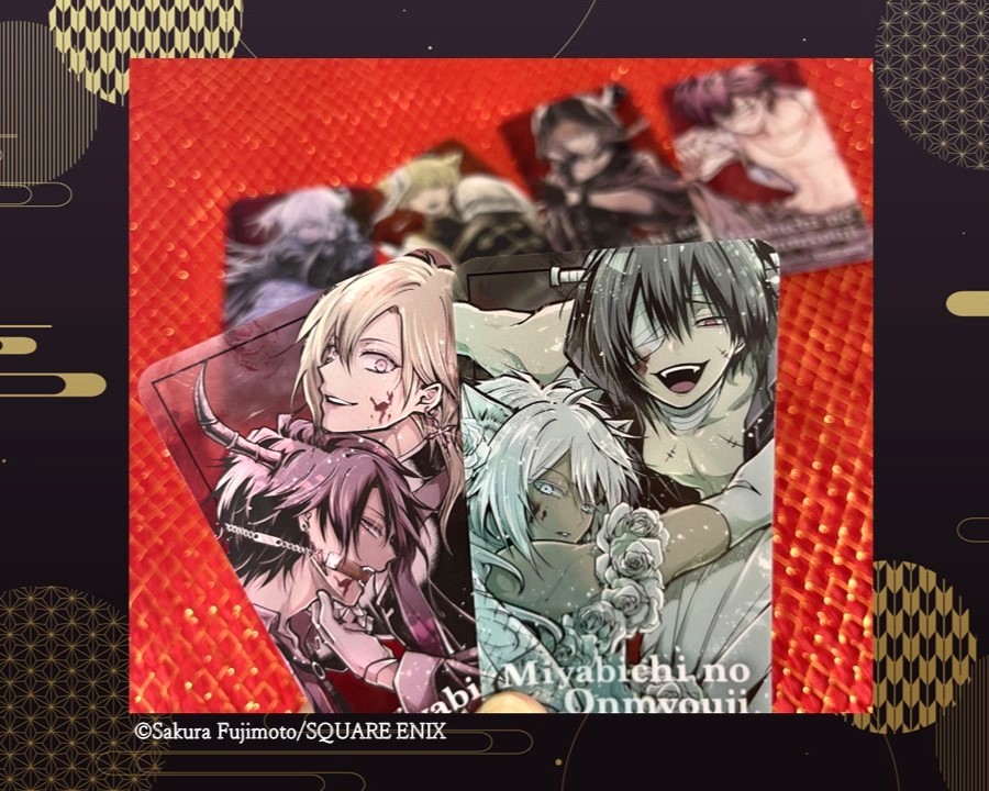 🌸——— 特典情報 ———🌸 「雅血の陰陽師」POP UP SHOP ◽️特典クリア