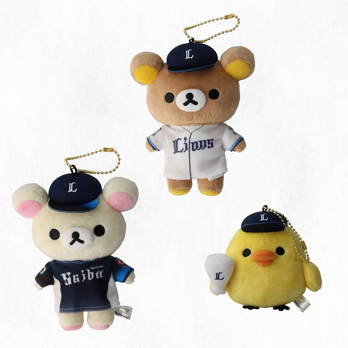 本日販売開始🎉/ リラックマ×ライオンズ マスコットキーチェーン