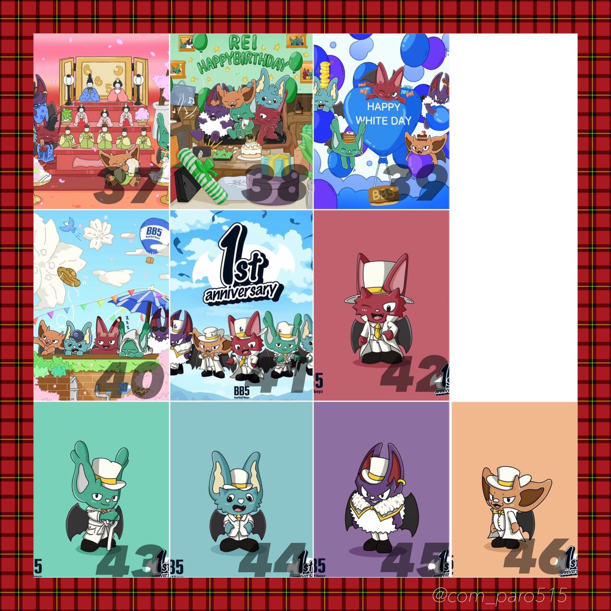 📛BB51周年記念トレカ一覧 もしよかったら使って下さい～ꉂꉂ📢 #コム