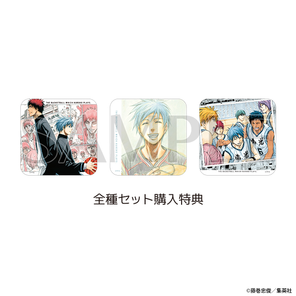 黒バス展🏀グッズ情報／ □アートコースター（全45種／ランダム5種入り