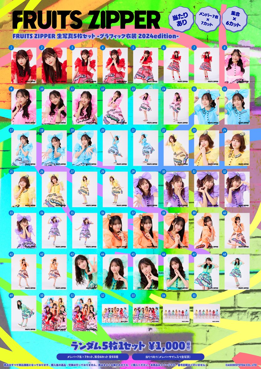 ✨📱 FRUITS ZIPPER トークポート決定📱⭐✨ 「FRUITS ZIPPER