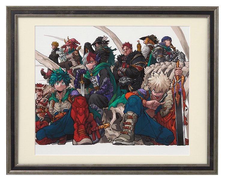 僕のヒーローアカデミア 額装高精細デジタルカラー ジャンプフェスタ