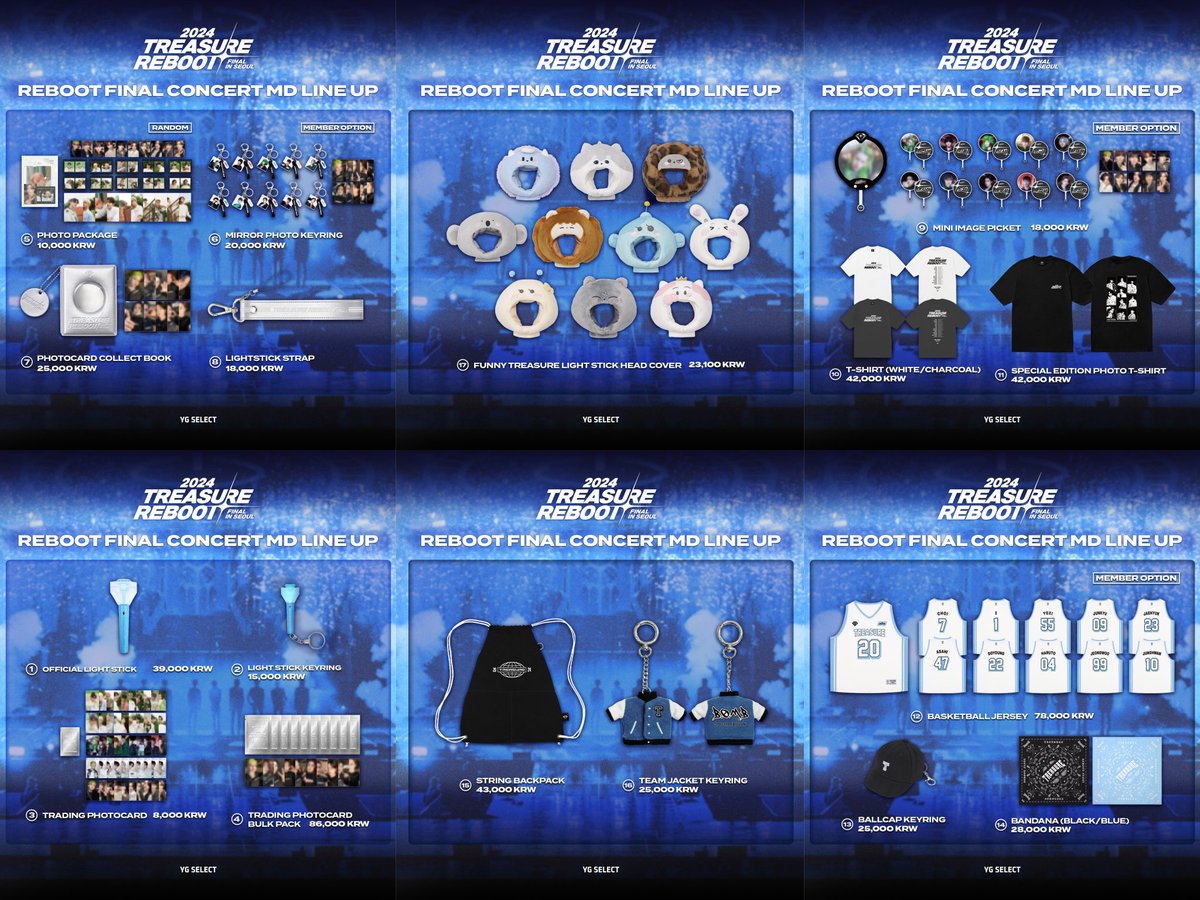 🤍🤍🤍 #TREASURE REBOOT FINAL CONCERT MD 🤍🤍🤍 📍4万ｳｫﾝ以上購入