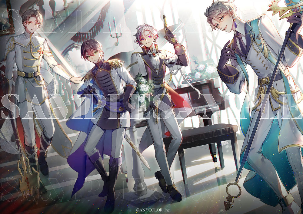 ROF-MAO トランプモチーフグッズ」にて、加賀美ハヤトさん、剣持刀也