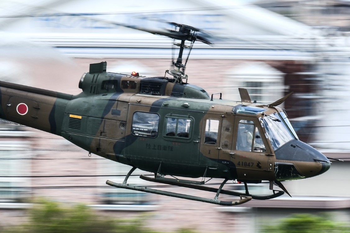 戦技飛行 #陸上自衛隊 #第10師団 #JGSDF #明野駐屯地 #UH1J #第10