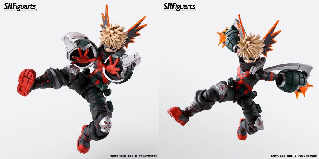 同日9月3日(火)より S.H.Figuarts 爆豪勝己も予約開始予定です 2025年3