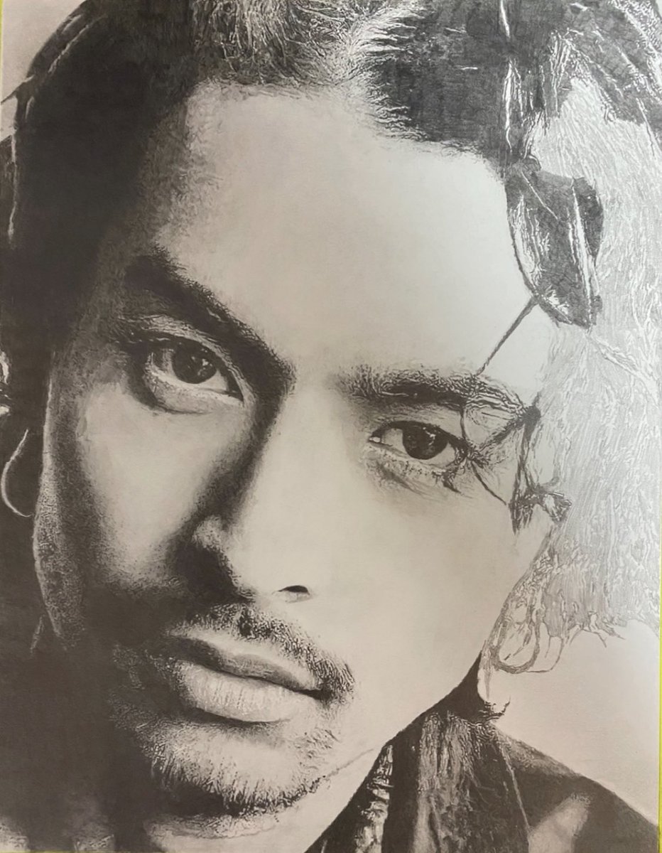 作画過程 King Gnu 常田大希さんの鉛筆画の過程です！