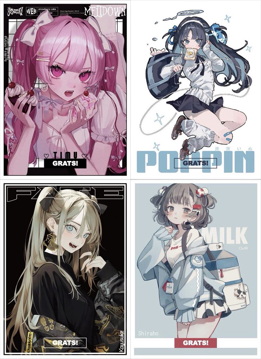 スリーブ　4種類セット GRATS!!