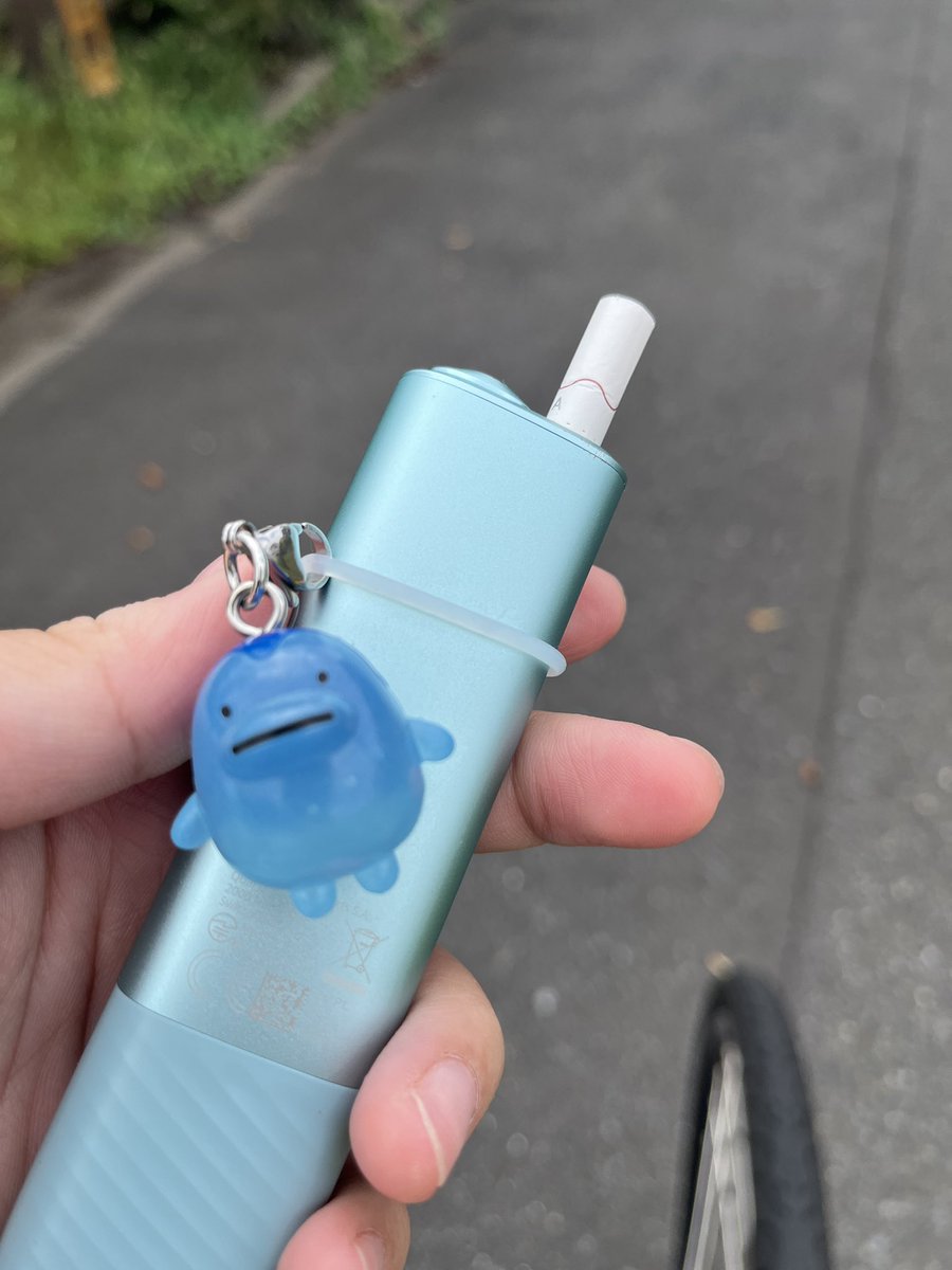 めじるしアクセサリー使い所なくてiQOSにつけたら鬼かわいい