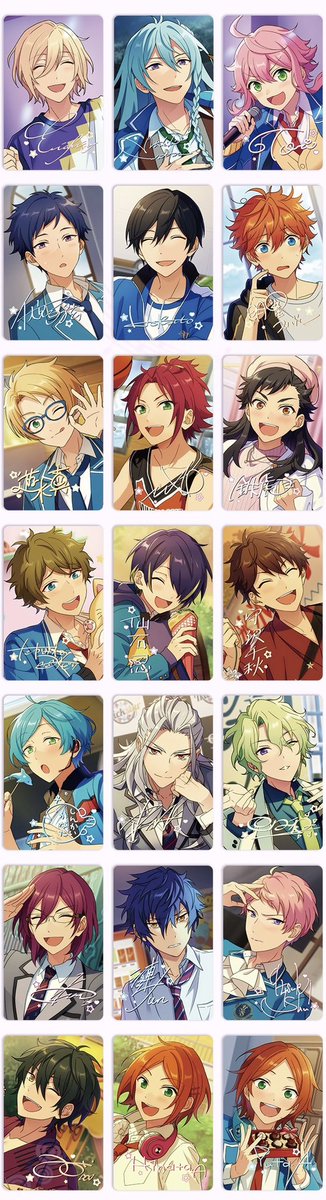 あんスタ 中国 -星夢絵趣- ポラロイド 全絵柄公開 サイズ:63*89mm 販売