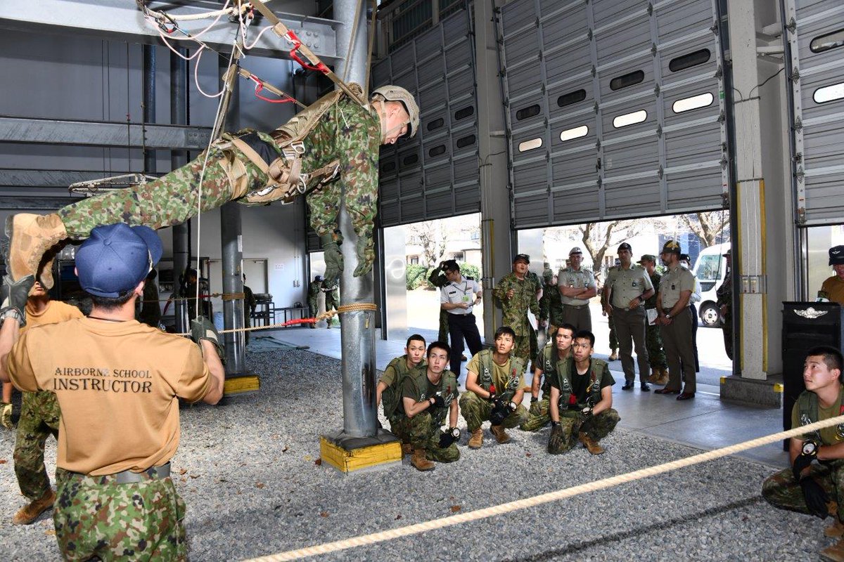 伊陸軍参謀本部国際活動室長の第1空挺団訪問】 #第1空挺団 は、10月2日