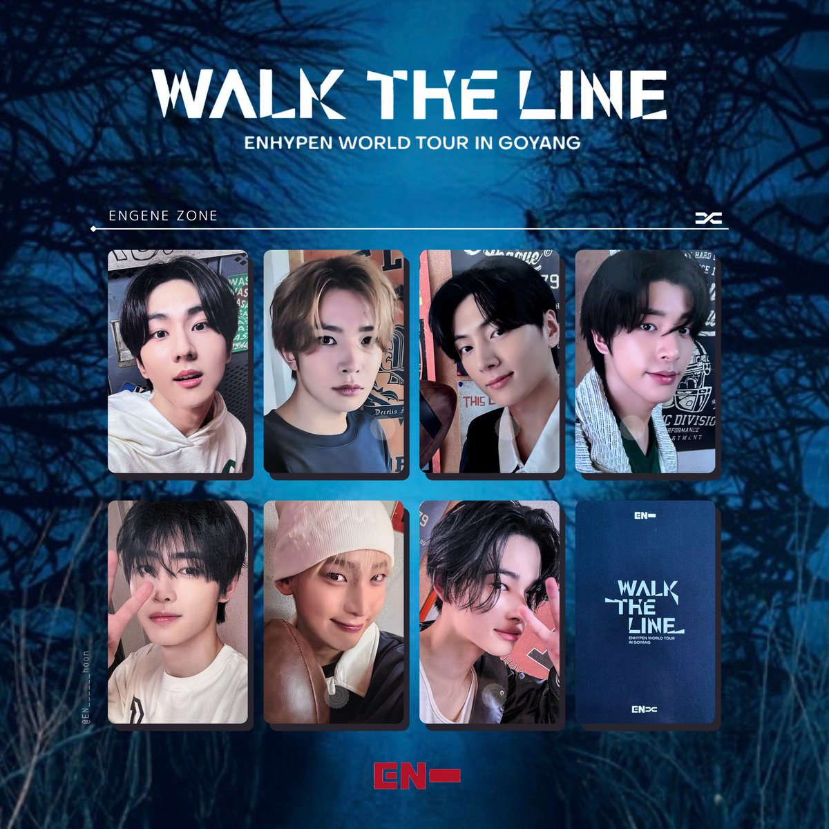 🍥⸝꙳ ⁡ ENHYPEN WORLD TOUR 'WALK THE LINE' IN GOYANG ⁡ENGENE ZONE