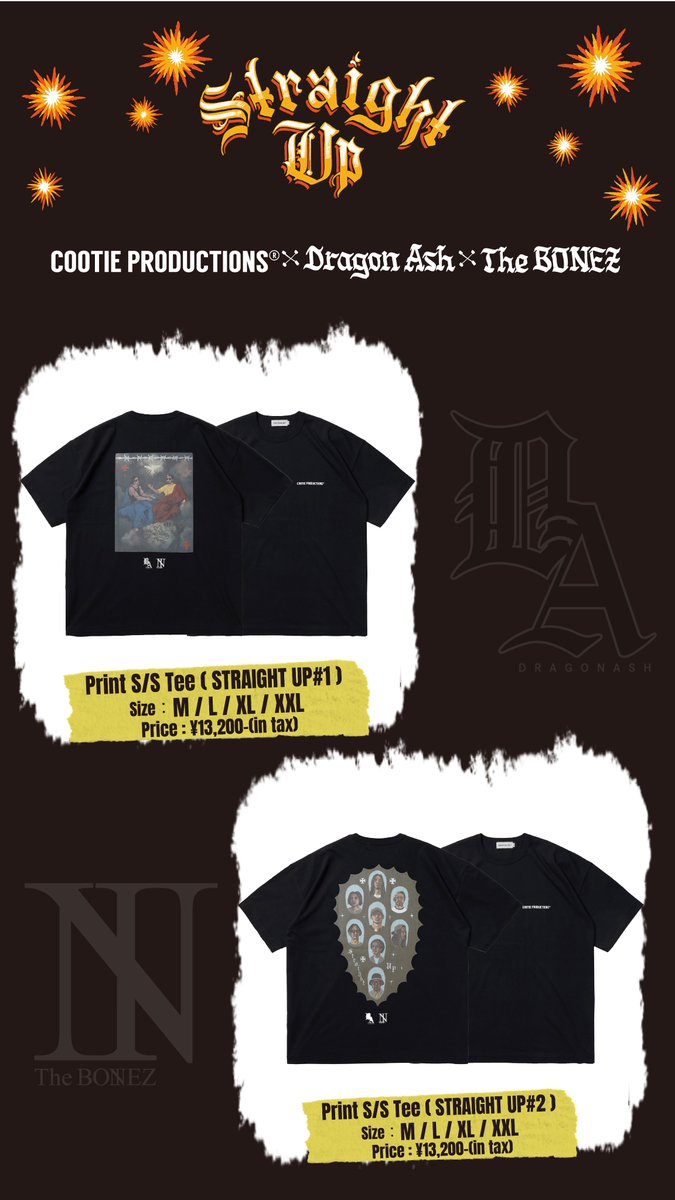 🔥“明日”いよいよ開幕！！🔥 The BONEZ x Dragon Ash Straight Up Tour