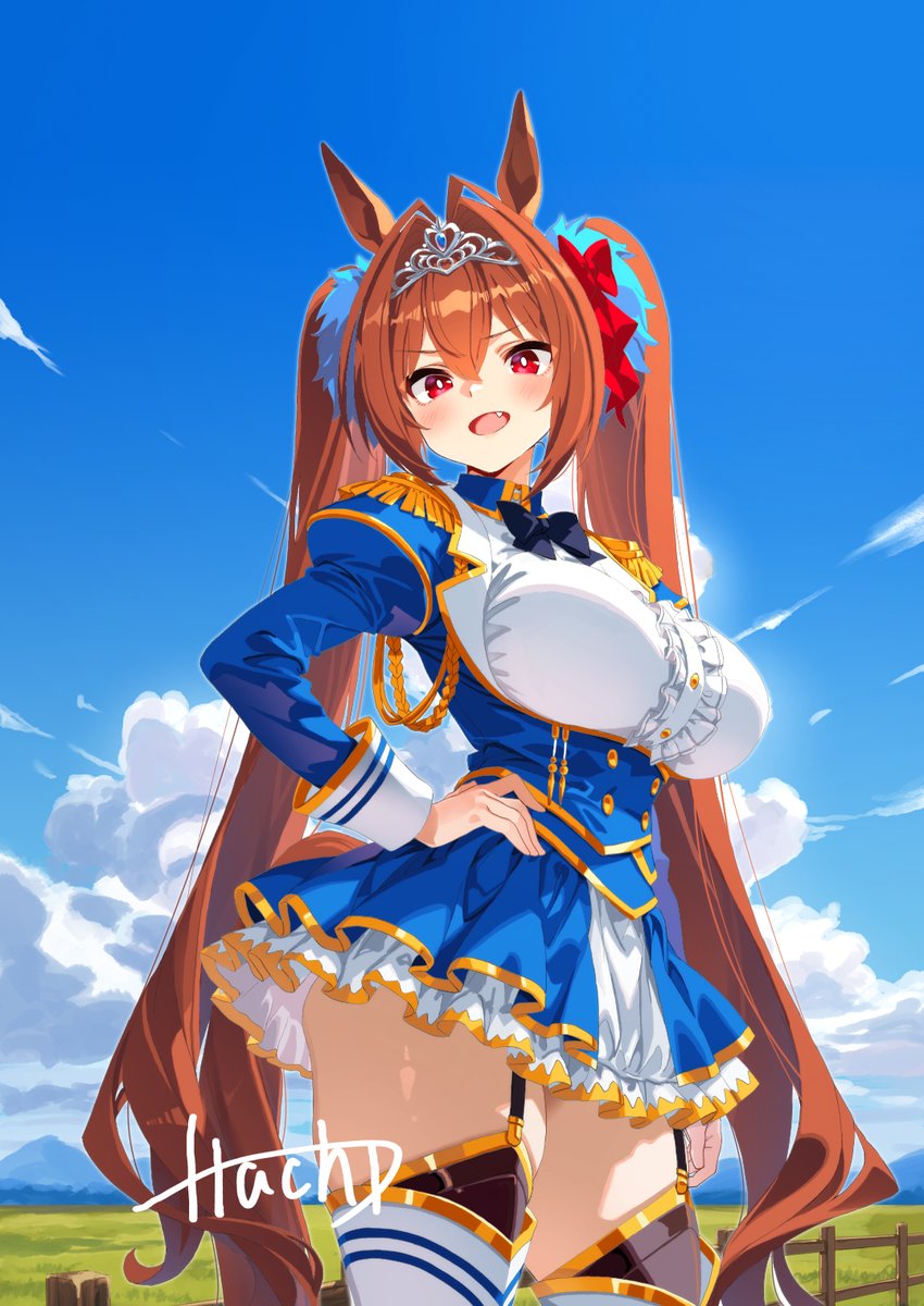 勝負服ダスカ、完成です。 #ウマ娘 #ダイワスカーレット