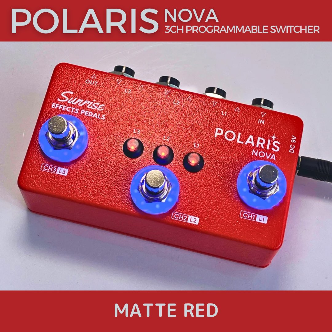 🚨再販売のお知らせ🚨／ 3ch プログラマブルスイッチャー Polaris Nova