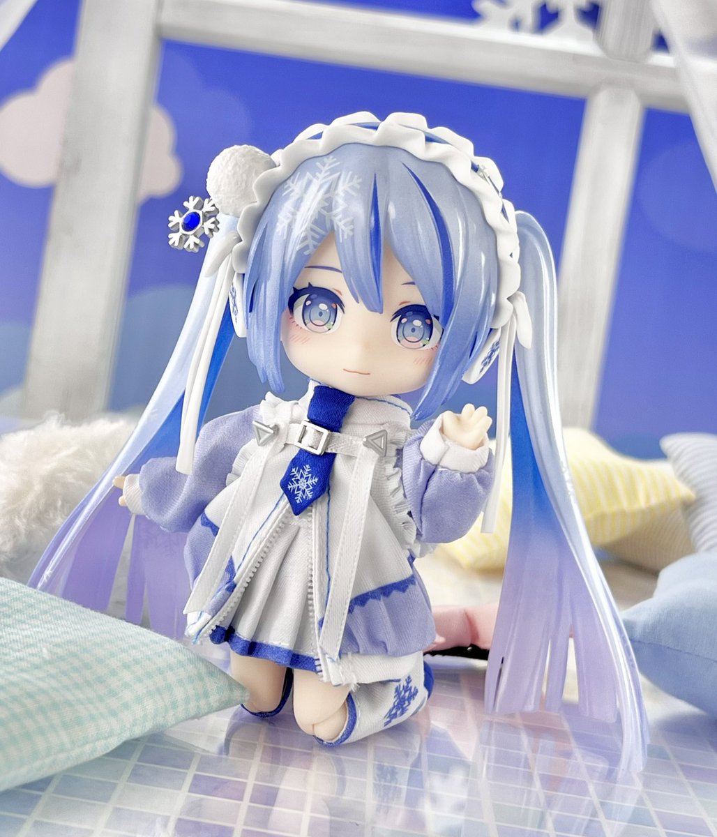 かわいいね❄️ #ねんどろいどどーる 雪ミク Yukiiro Pop Ver.