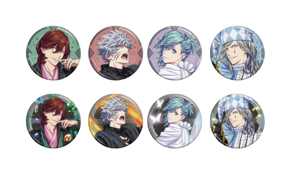 交換譲渡】 うたプリ タブナイ キャラバン 第3弾 缶バッジ ソロ 譲：藍