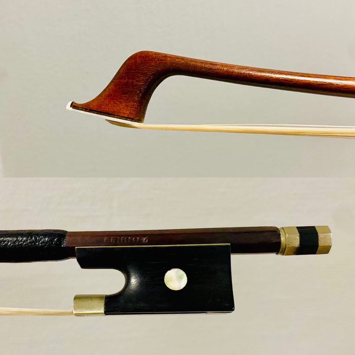 バイオリン弓】 Louis Joseph Morizot (Pere) France – Mirecourt