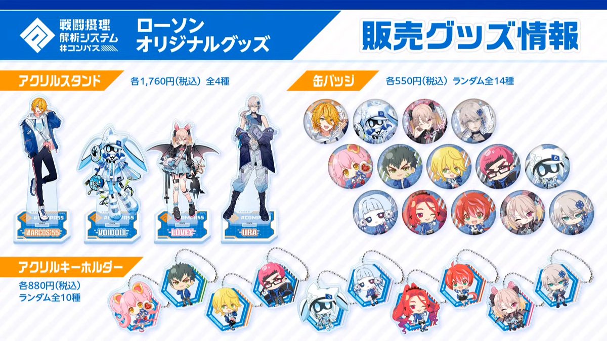 コンパス」×ローソンコラボ グッズが11月6日に店頭発売、Voidoll