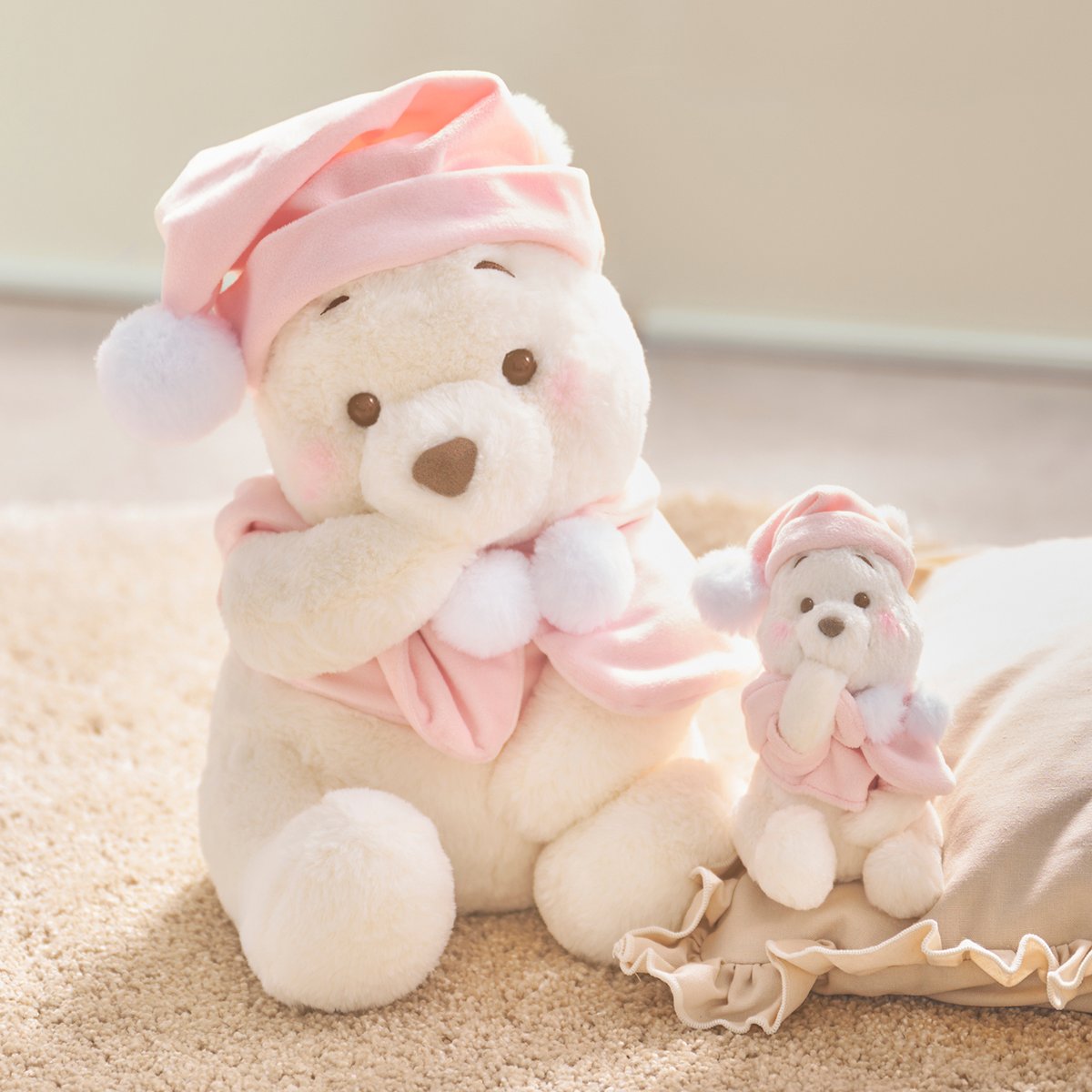 🍑WHITE POOH 2024🍓 ピンクのパステルカラーが可愛い💕 プーさんの