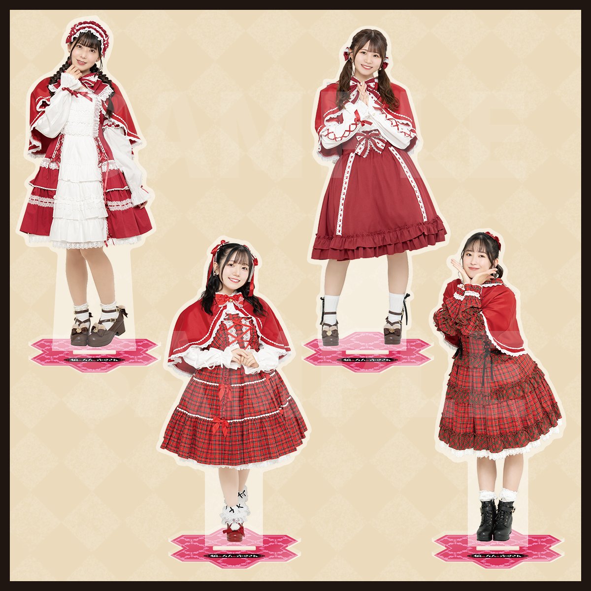 ❤️#4人の赤ずきん グッズ事前通販受付中🩶 イベントまでにお届け