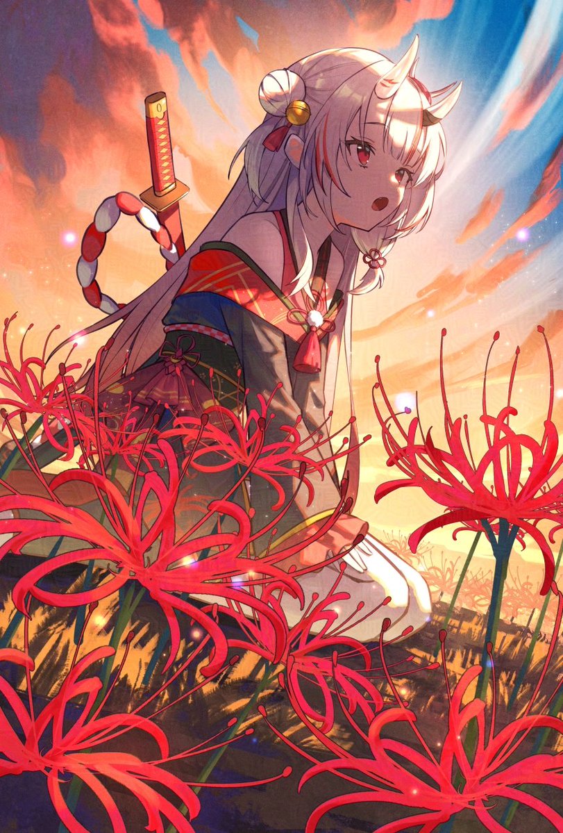 彼岸花 #百鬼絵巻