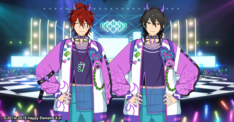 スカウト情報】 燐音と零のカードにはルーム衣装が付いています🎵 ⭐5