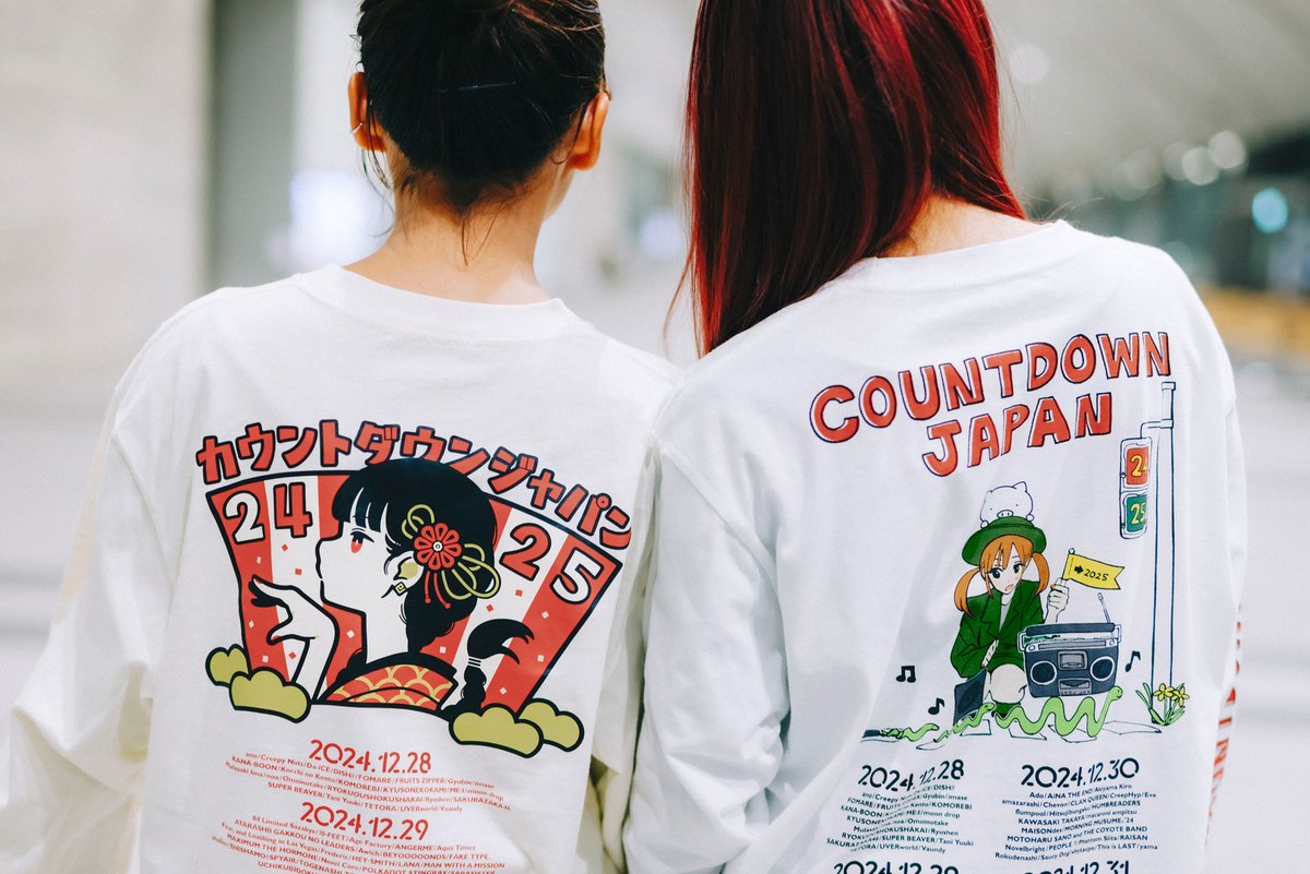 COUNTDOWN JAPAN 24/25】 ˗ˏˋ 🌟オフィシャルグッズをご紹介🌟 ˊˎ