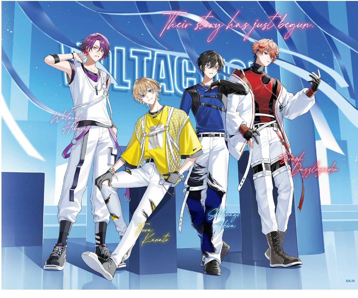 JUNON2月号、特別版には、にじさんじ所属のVTuberユニット #VOLTACTION