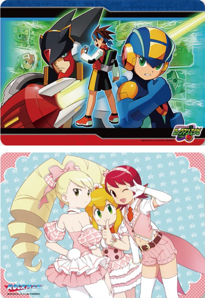 超絶朗報】キャラクター万能ラバーマット ロックマン エグゼ『チーム