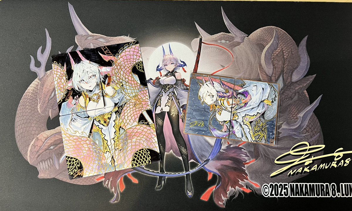 九頭龍」アーティストプルーフ描かせていただきました 展示もあります