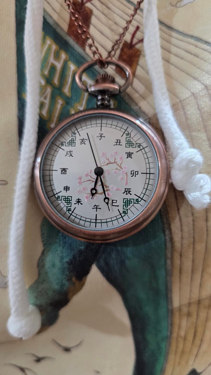 花龍列車の懐中時計は直径36mmの保護フィルムがぴったりでした。SSSは