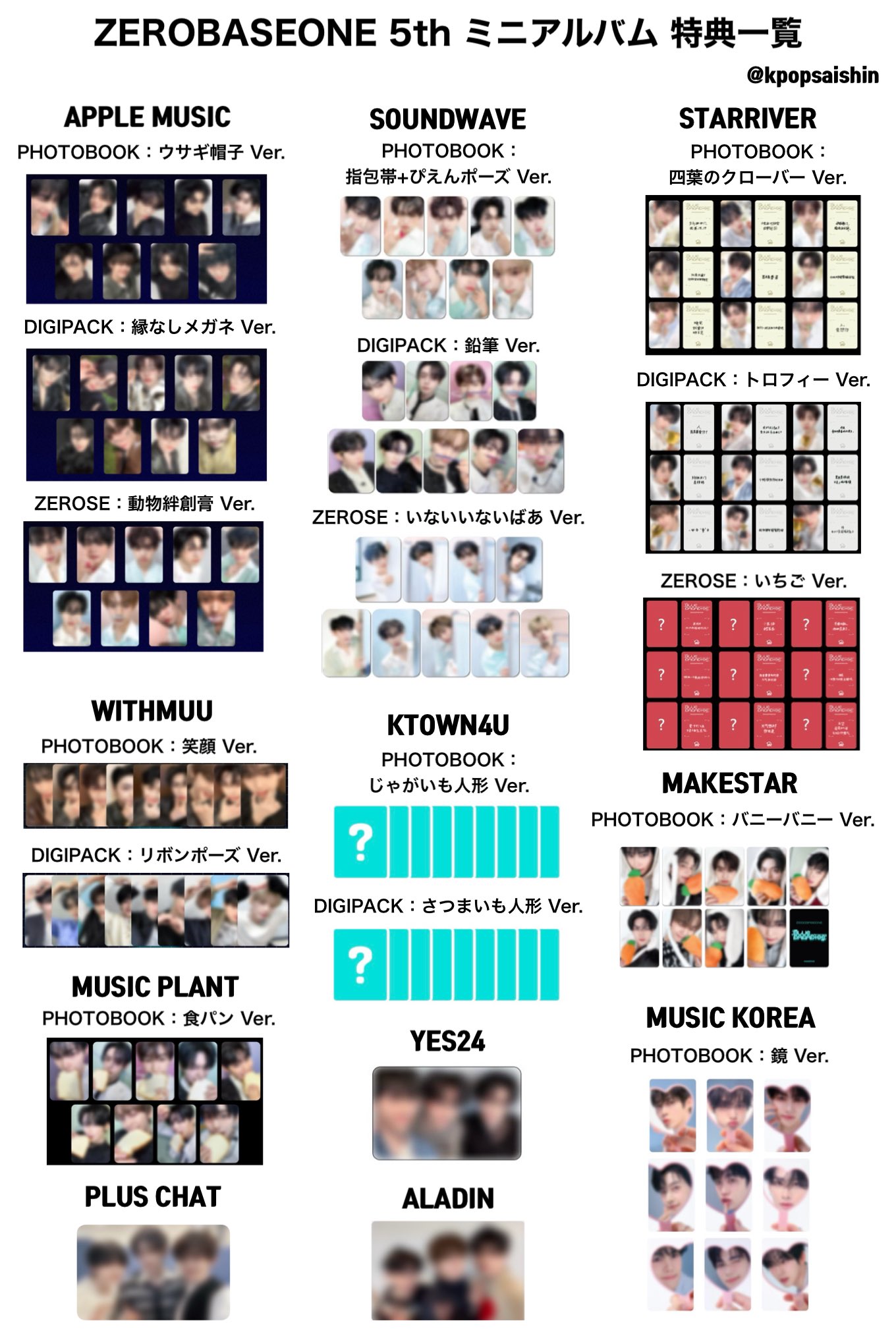 zerobaseone 特典トレカ ジャンハオ チャンハオ ZB1 ZEROBASEONE