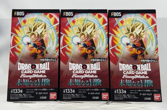 ドラゴンボールFW】 ブースターパック 「未知なる冒険」 2/8(土)開店時