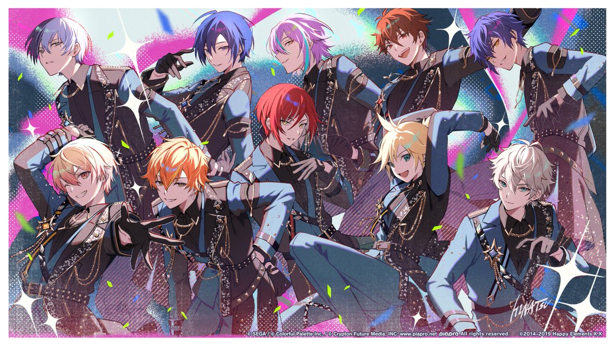 プロセカあんスタコラボ🎤 本日より開催✨ 記念イラストはひなつ