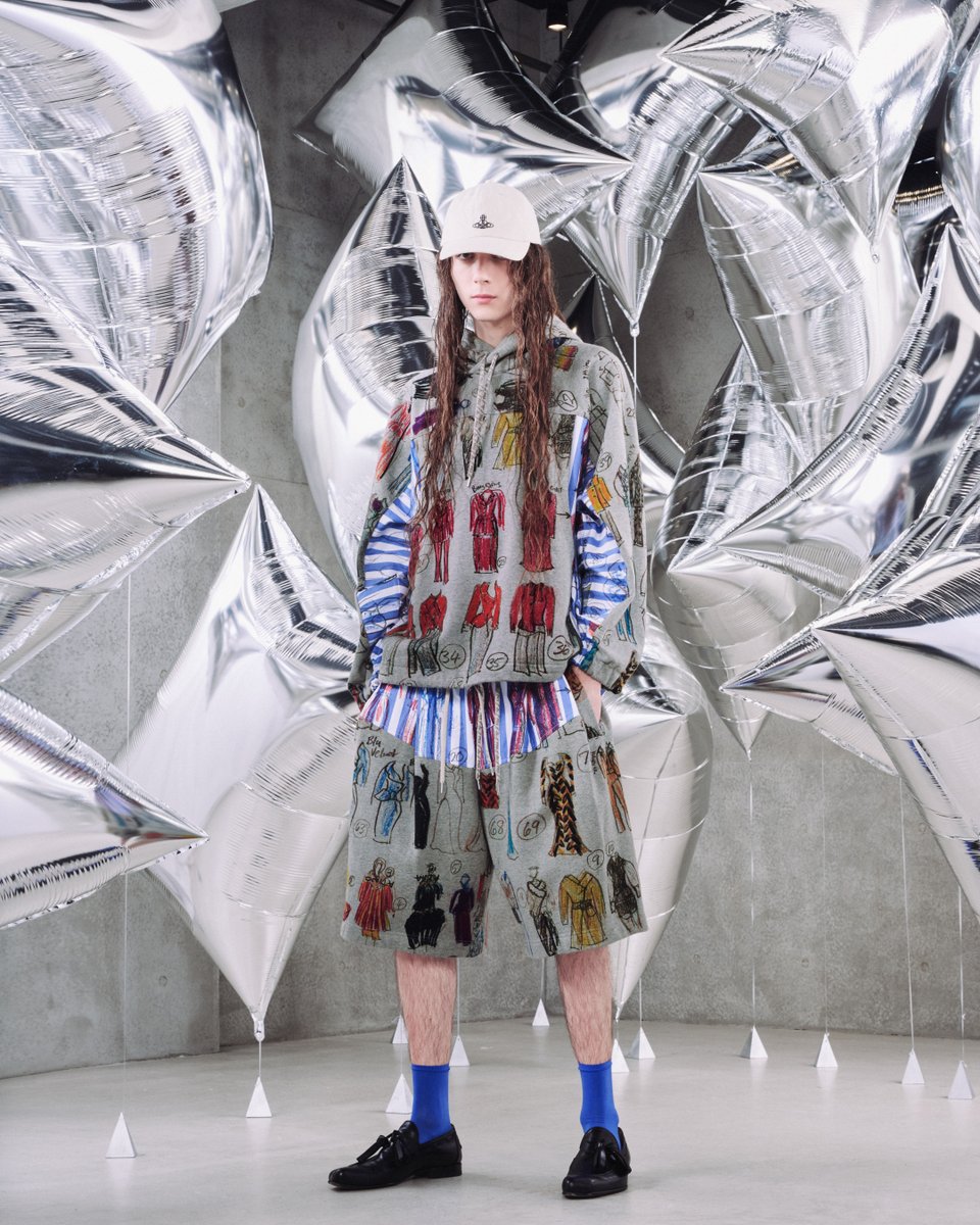Vivienne Westwood MAN 2025春夏コレクションのメインプリントである