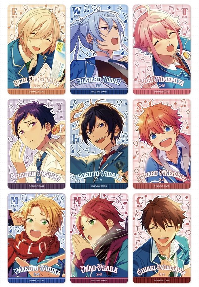 あんスタ 中国 -星夢絵趣- ポラロイド 全絵柄公開 サイズ:63*89mm 販売