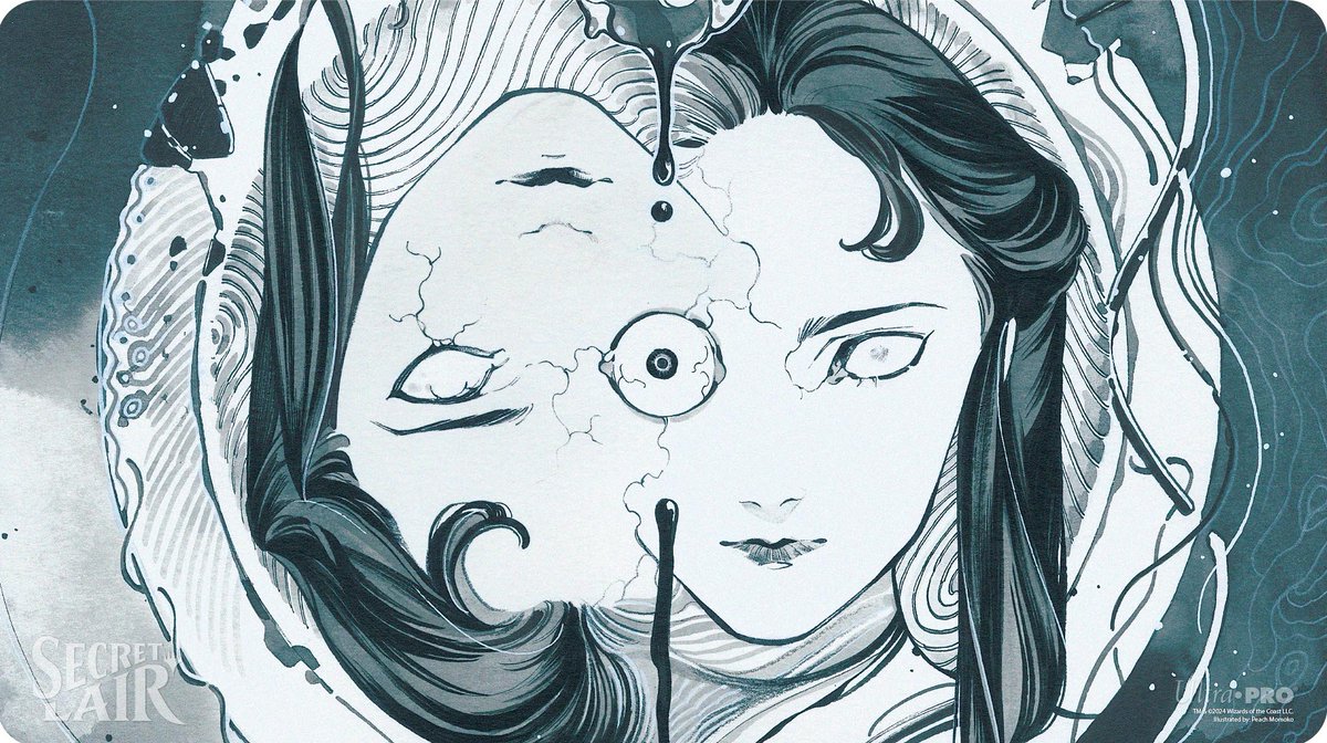 東京MTG通販に Secret Lairで登場した Peach Momoko先生のプレイマット