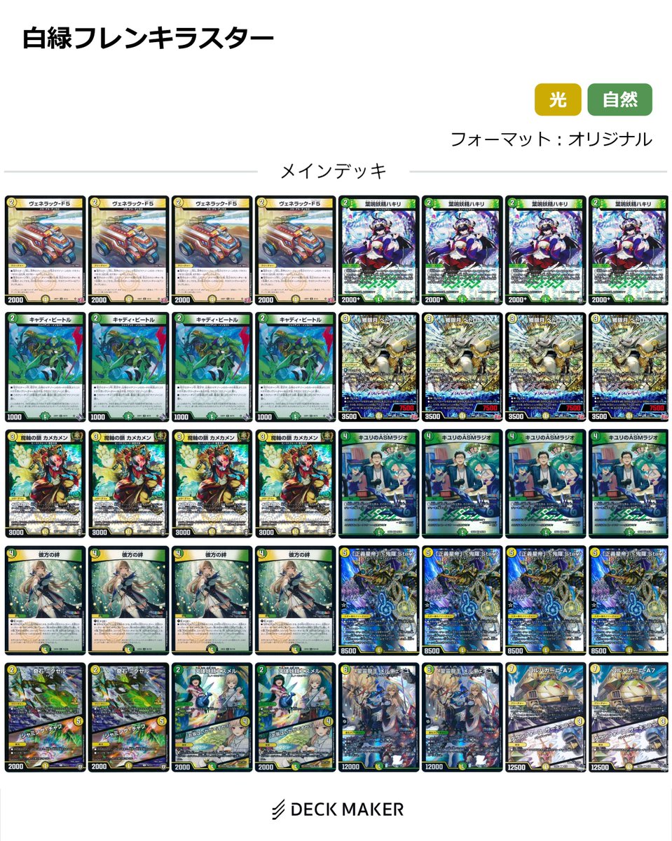 新弾デッキ紹介】 今回紹介するのはフレンさんテーマの《聖霊龍王