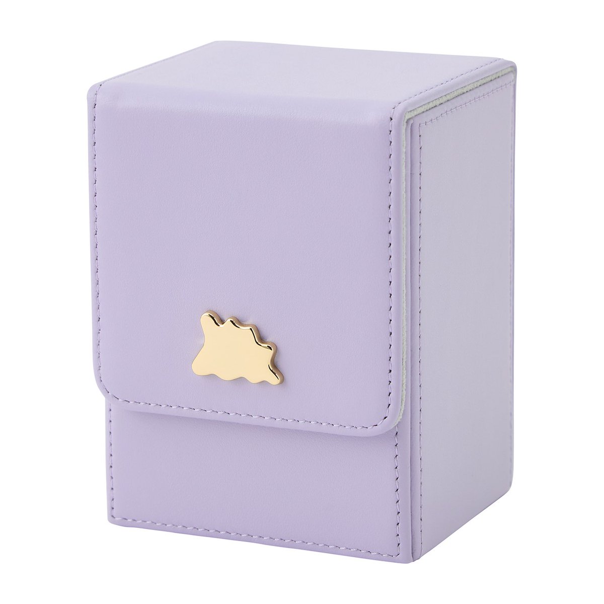 ポケカ新商品】 本革フリップデッキケース ピカチュウの表面/裏面