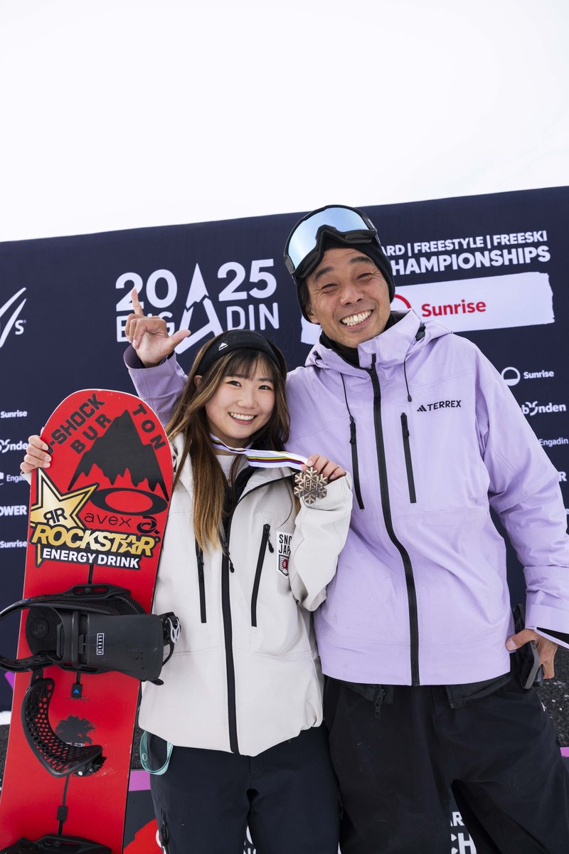 世界選手権スロープ3位でした🙂‍↕️ 世界選手権は何回か経験があった