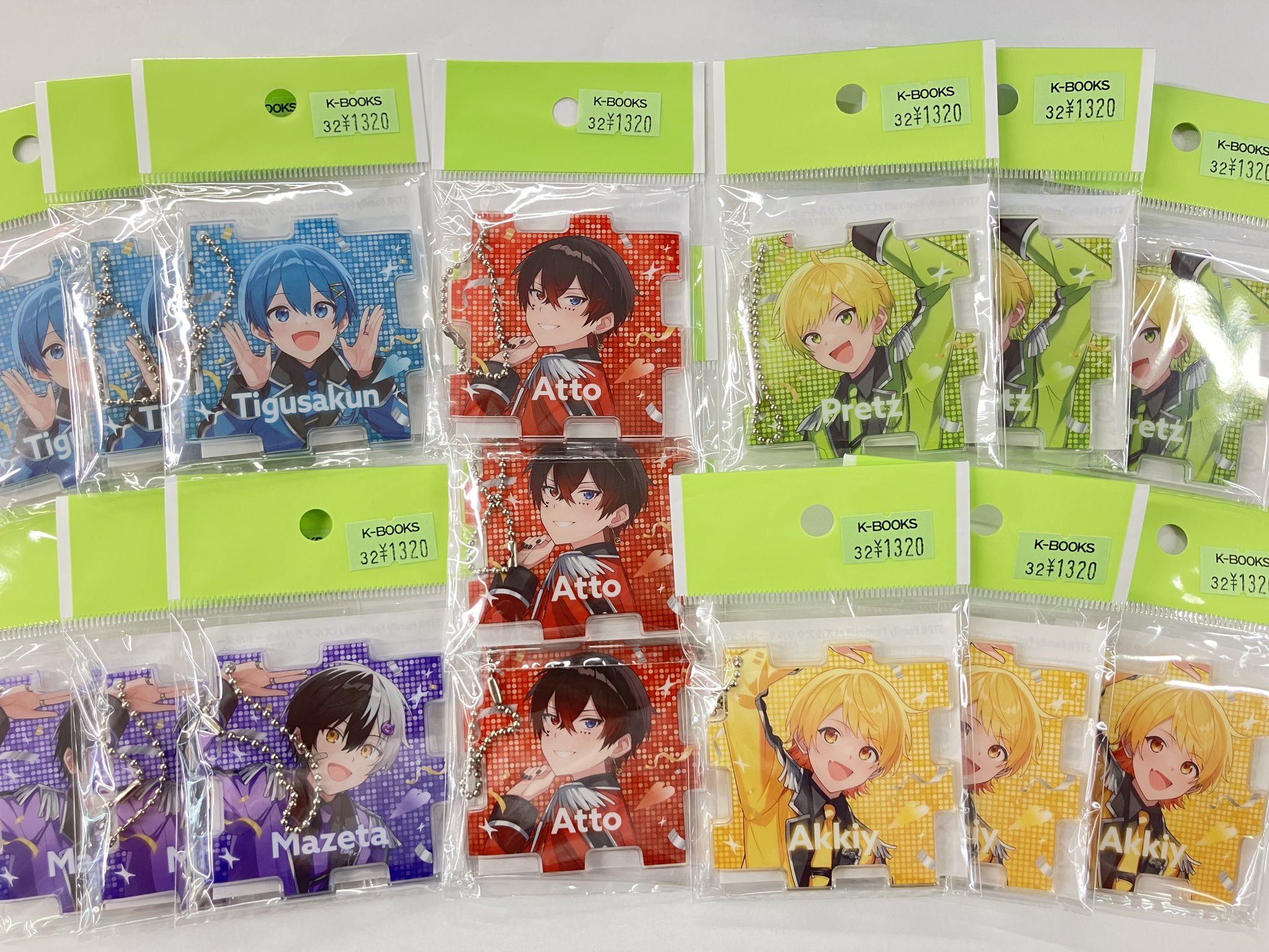 AMPTAKxCOLORS あっとくん すとふぇす アクキー セット Amazon.co.jp