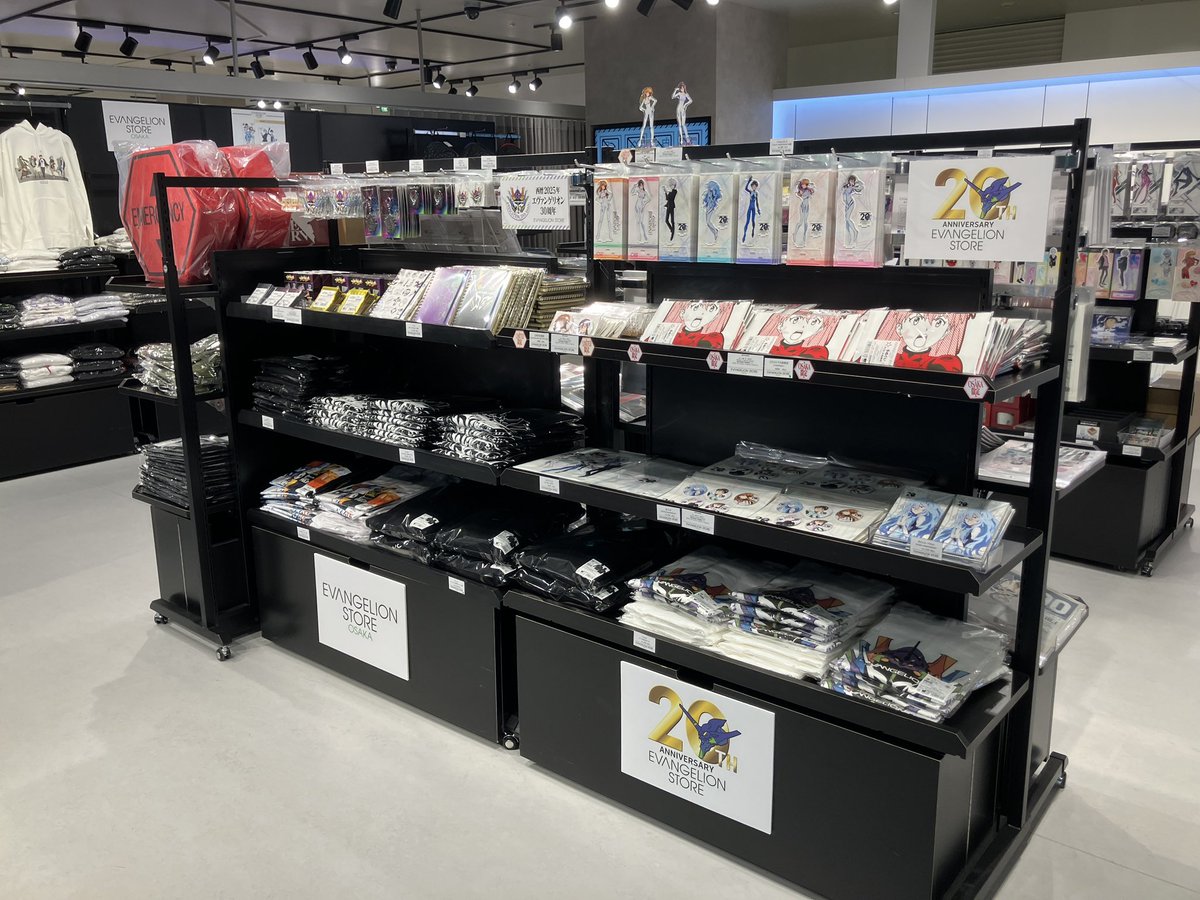 EVANGELION STORE OSAKA、#エヴァストア20周年 記念の復活開催オープン