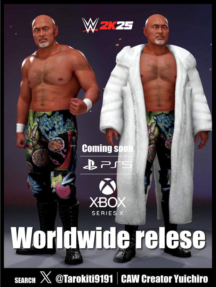 WWE2K25】 全世界特別公開！ プロレスLOVE🤟 武藤敬司！近日公開