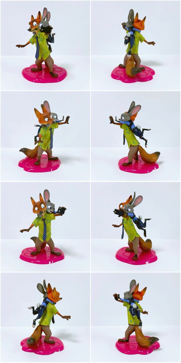 Happyくじ『ズートピア』のA賞〈ニック＆ジュディ セルフィー