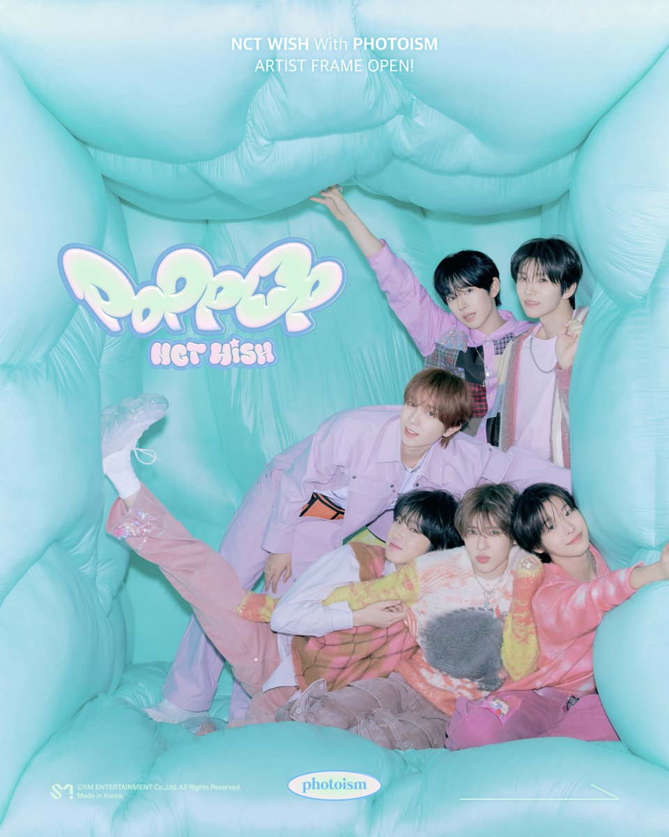 PHOTOISM X NCT WISH ARTIST FRAME OPEN ! 「NCT WISH」のアーティスト