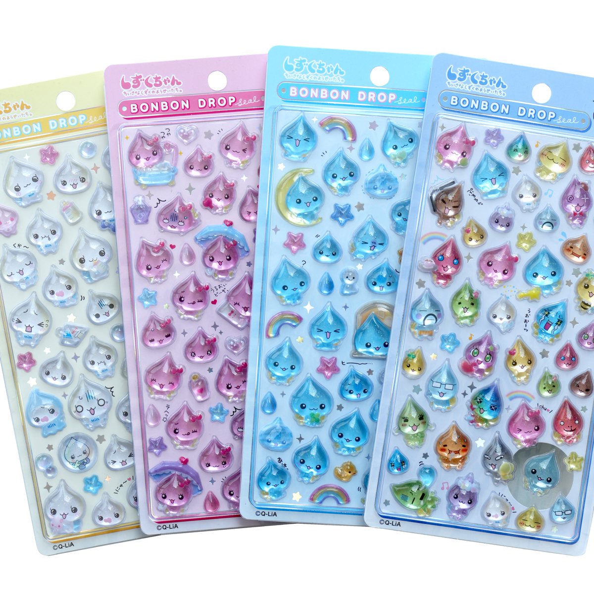 🎀NEWアイテム🎀 大人気✨しずくちゃんたちの ボンボンドロップシール