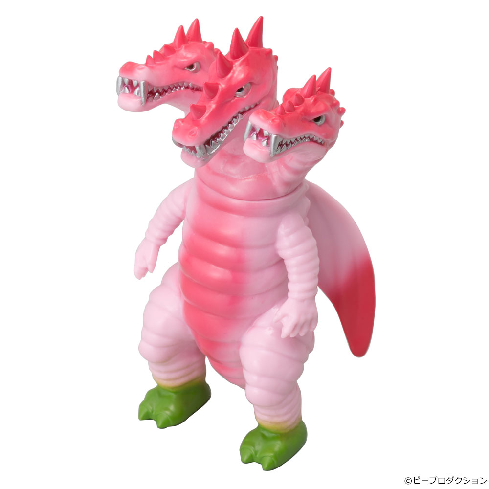 ミドルサイズ三つ首竜 フィギュア王限定カラー 若草色とさくら色の受付