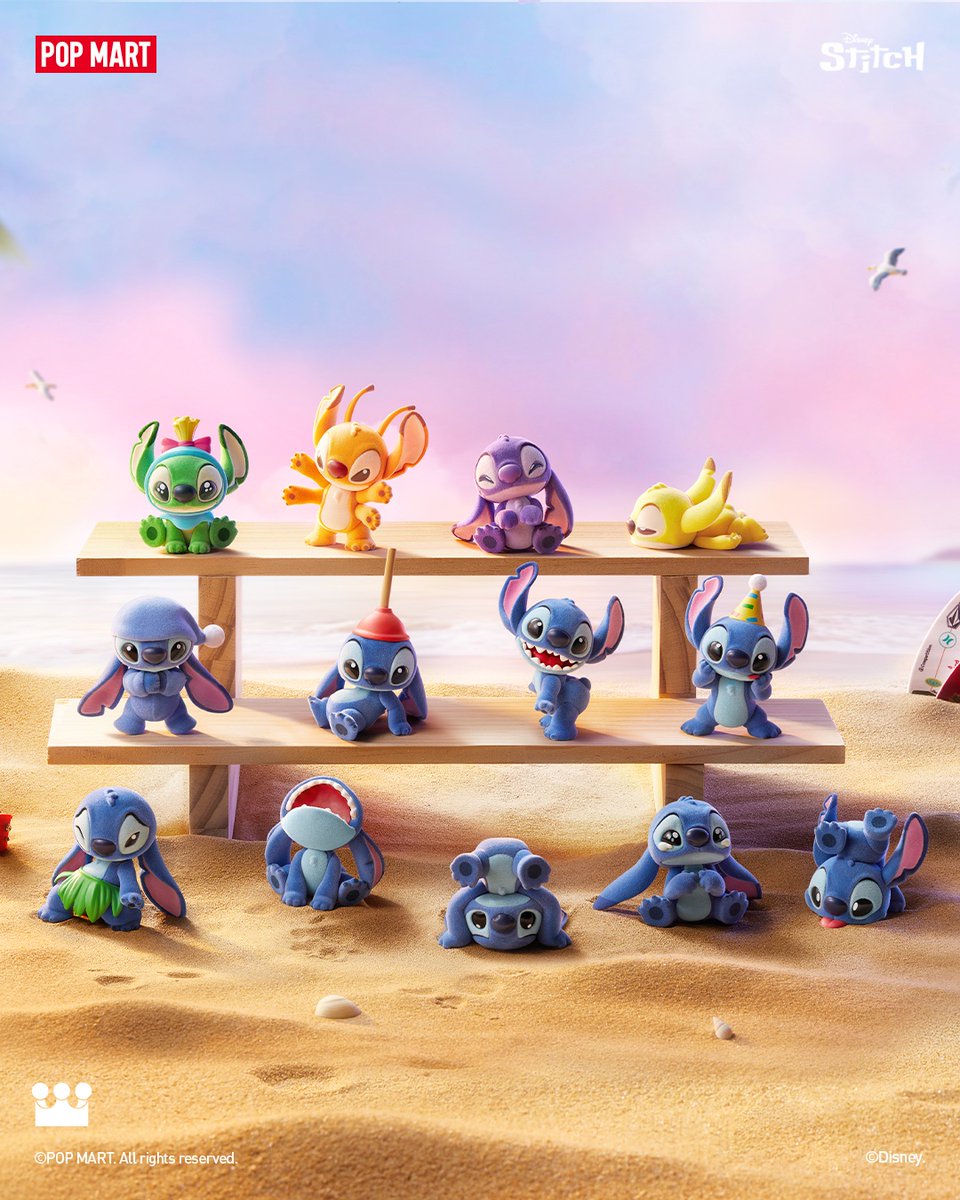 いろんな表情がぎゅっと詰まったシリーズ！ どんなスティッチが出るか